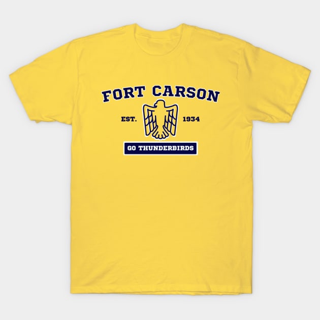 Fort Carson High School Go Thunderbirds T-Shirt by SupremeHattie